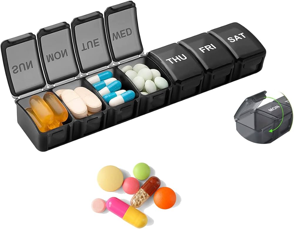 Organizador de medicamentos semanal